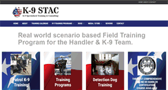 Desktop Screenshot of k9stac.com